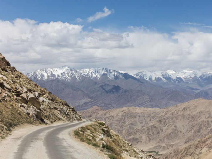 On the way to Pangong Lake