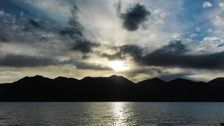 Sunrise at Pangong Lake