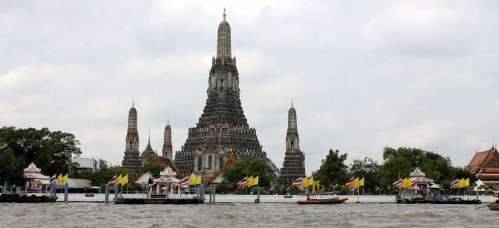 View of Wat Arun from the ferry